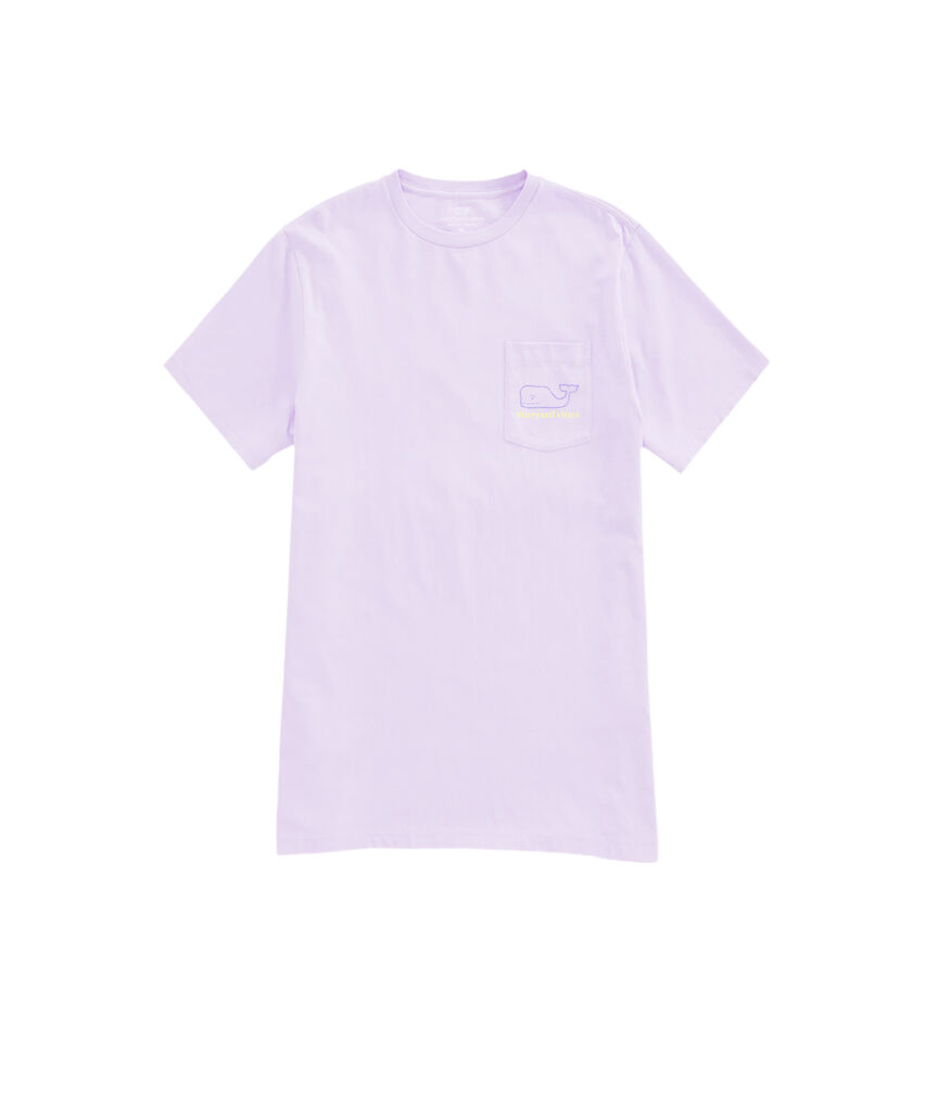 OUTLET Two Tone Vintage Whale Short-Sleeve Pocket Tee