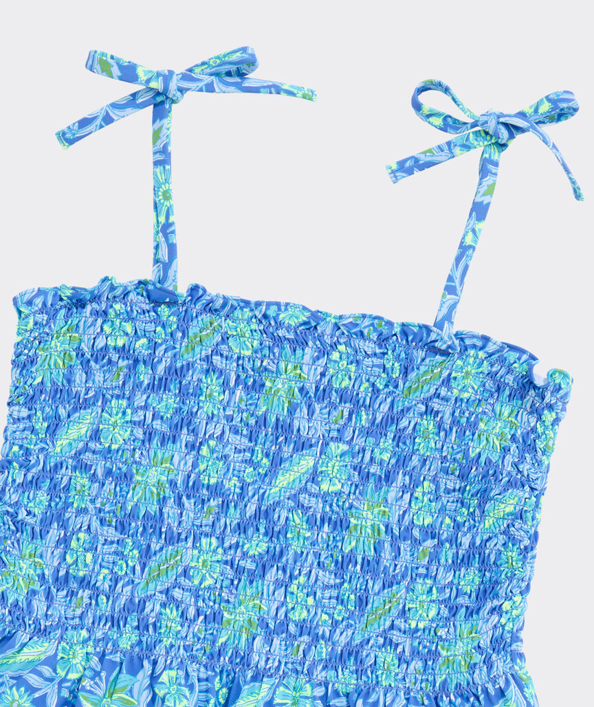 Girls' Smocked Tankini