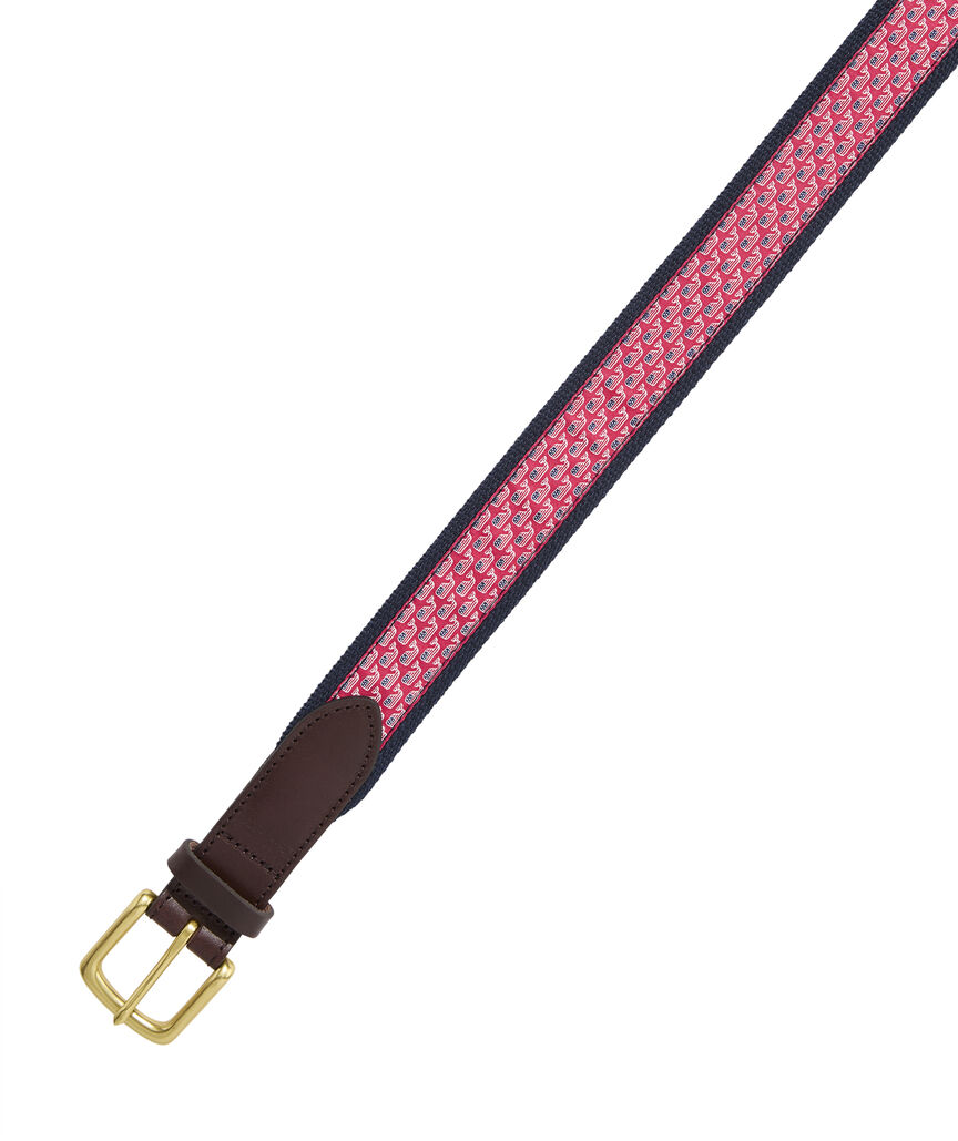 OUTLET Americana Whale Canvas Club Belt
