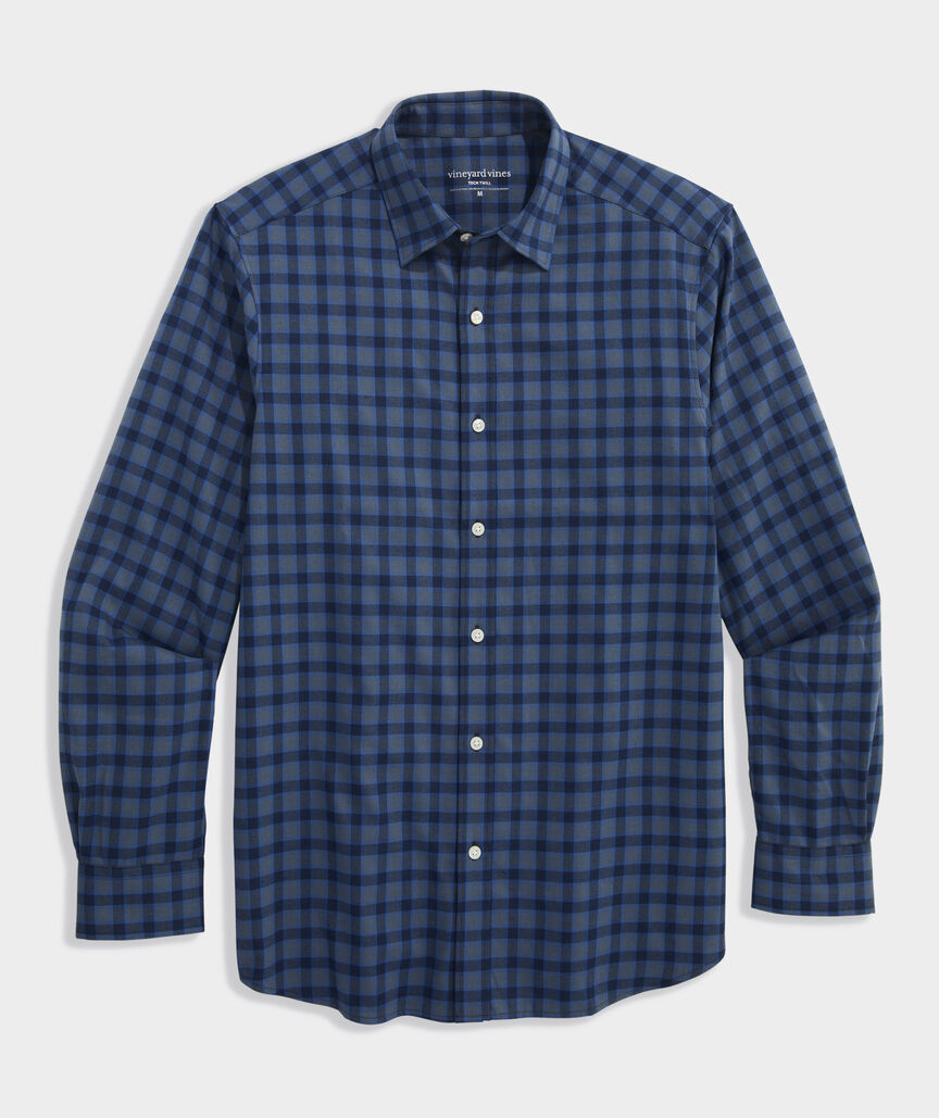 Performance Tech Twill Plaid Shirt