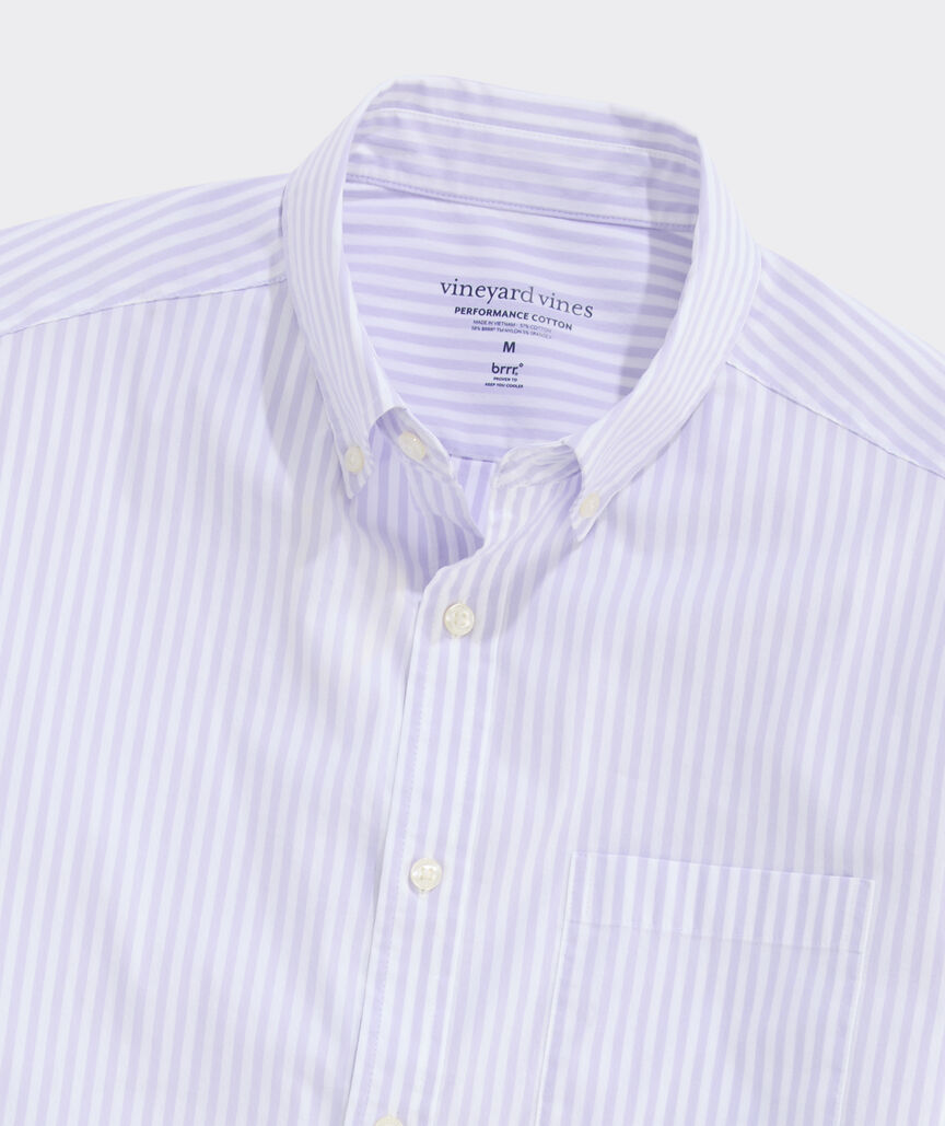 Performance Cotton Stripe Shirt