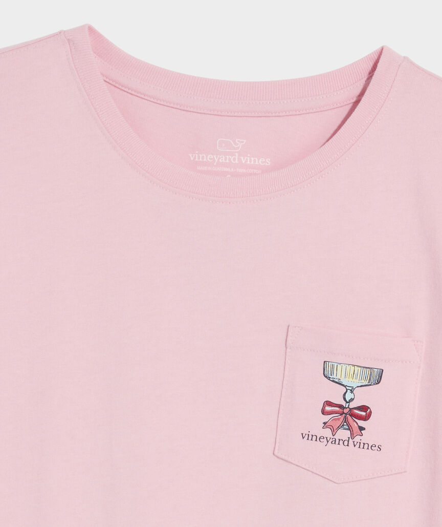 Women's Holiday Spirits Long-Sleeve Pocket Tee