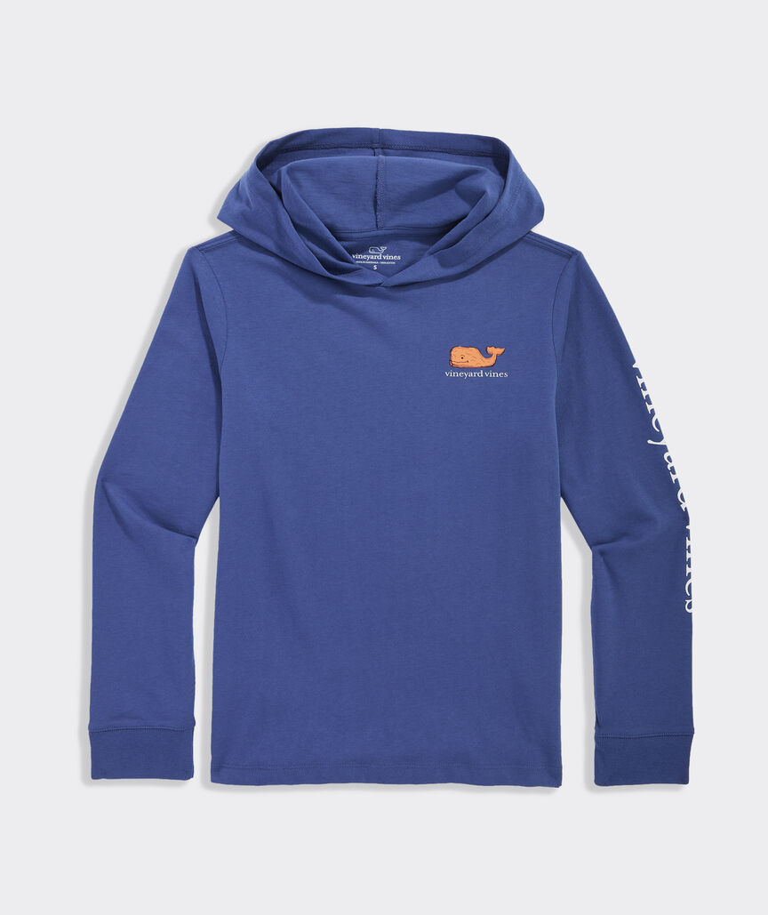 Boys' Whale Nuggets Long-Sleeve Hoodie Tee