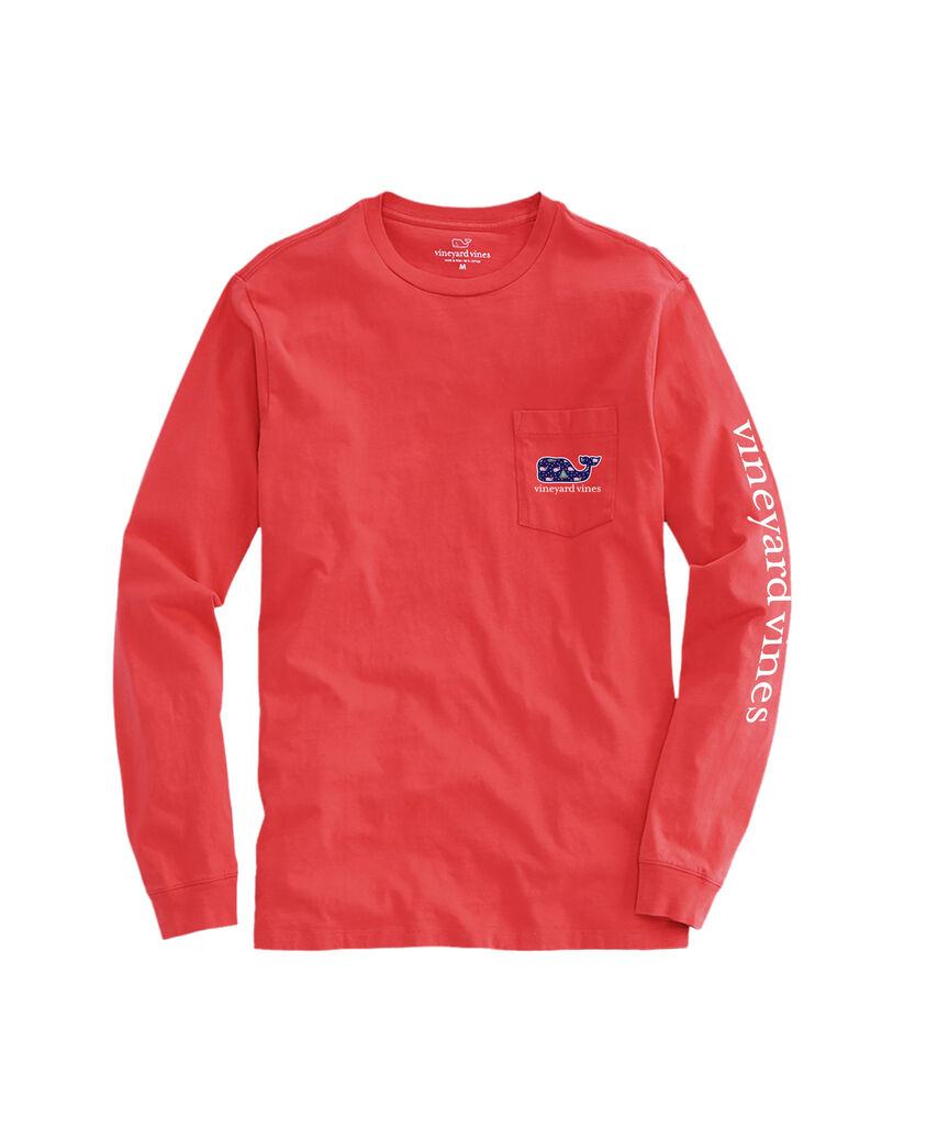 OUTLET Merrytime Santa Whale Long-Sleeve Pocket Tee