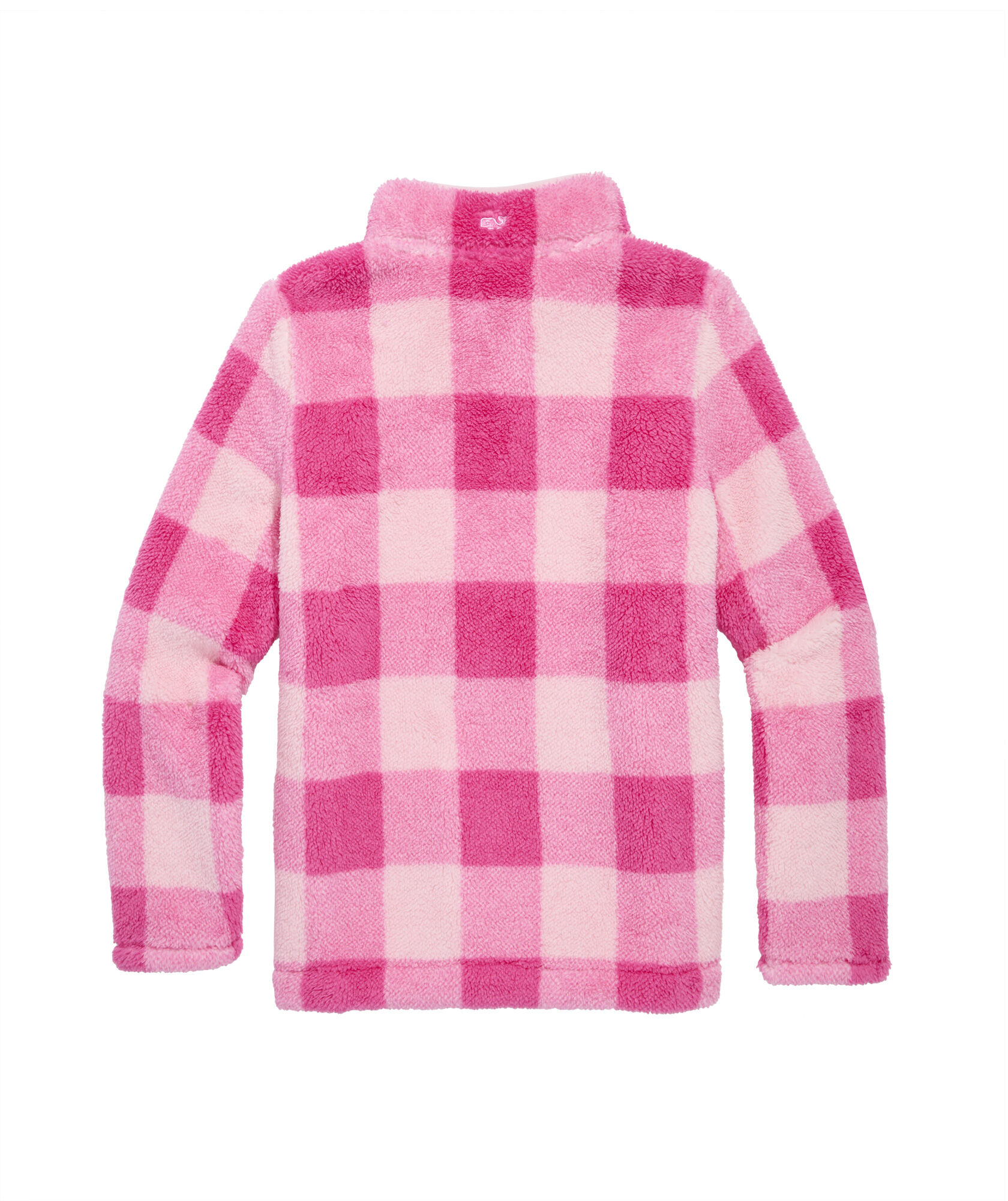 OUTLET Girls' Printed Fuzzy Quarter-Zip