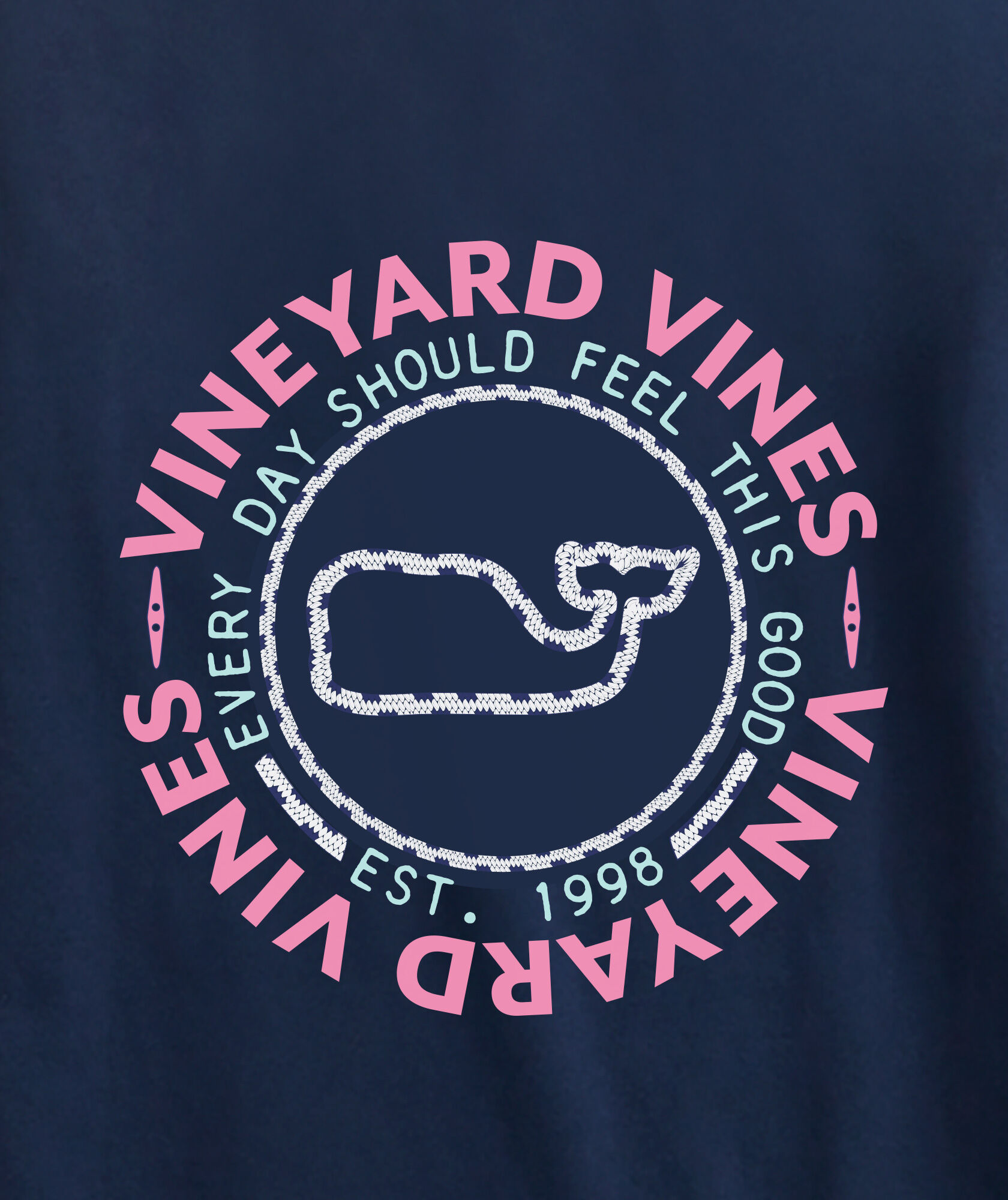 OUTLET Sail Rope Whale Dot Long-Sleeve Pocket Tee