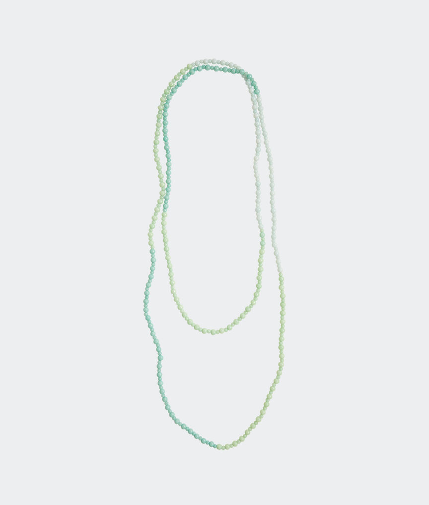 Multi Color Double Wrap Bead Necklace