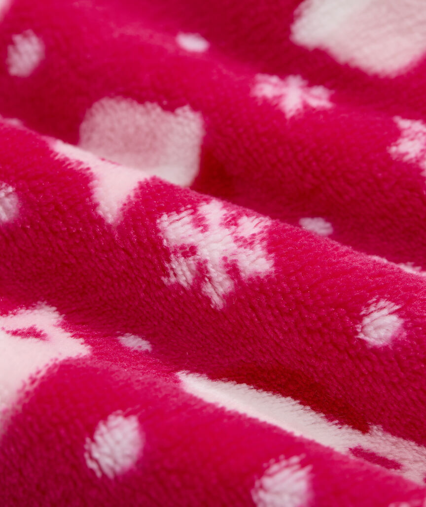 Girls' High-Pile Hooded One-Piece