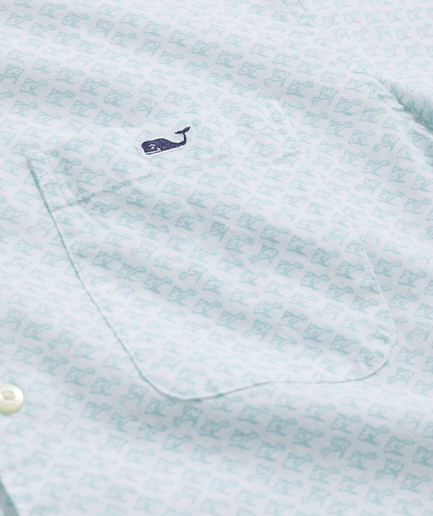 Oak Bluff Fish Short Sleeve Shirt