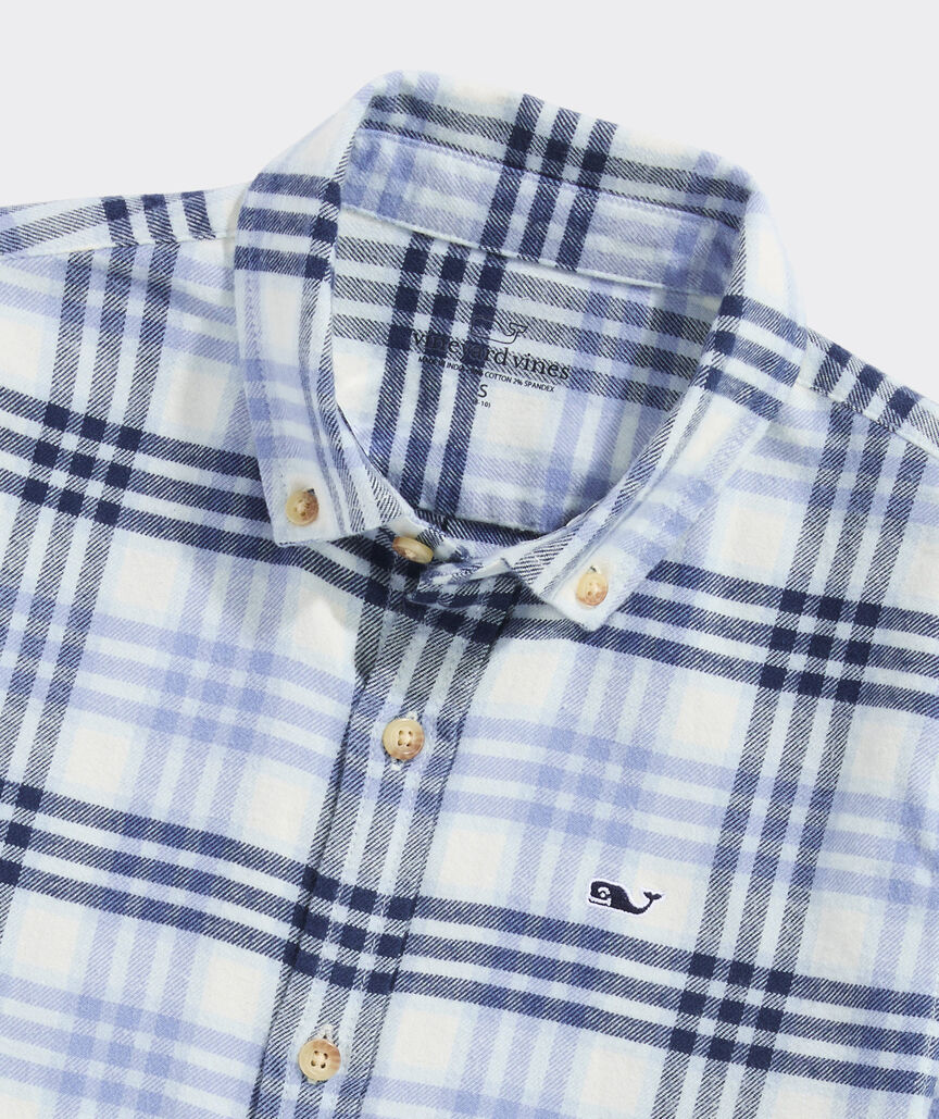 Boys' Vineyard Flannel Plaid Shirt