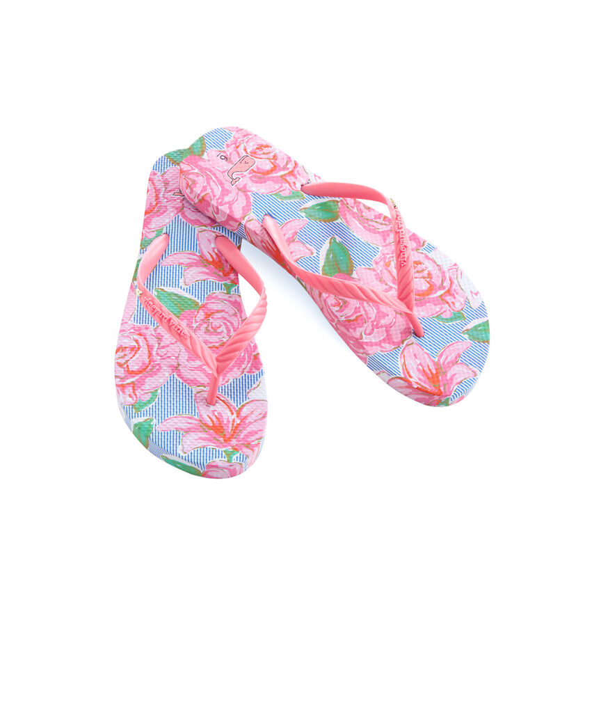 Run For The Roses Flip Flops