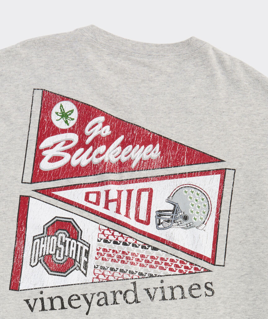 The Ohio State University Pennants Short-Sleeve Pocket Tee