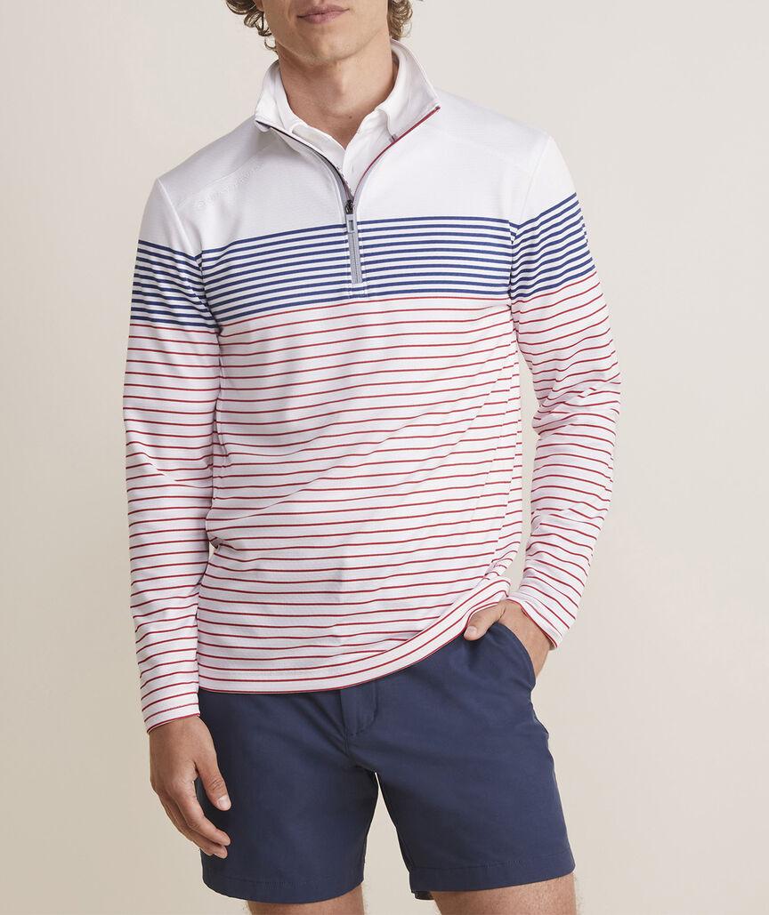 Striped Sankaty Quarter-Zip