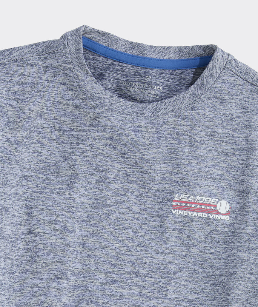 Boys' USA Baseball Short-Sleeve Harbor Sun Performance Tee