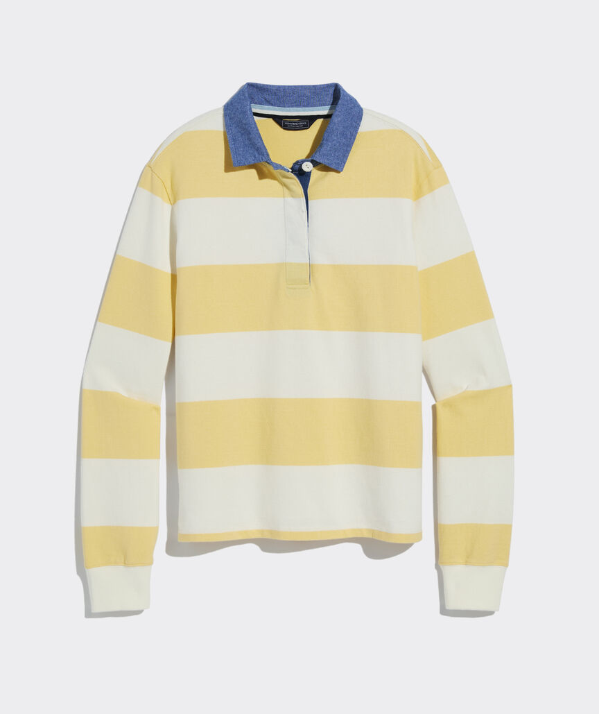 Horizontal Striped Rugby Shirt