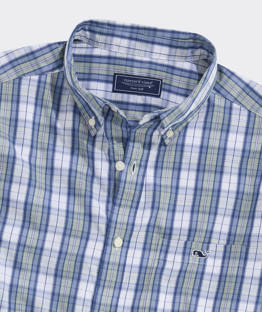 Washashore Plaid Perfect Wash Poplin Shirt
