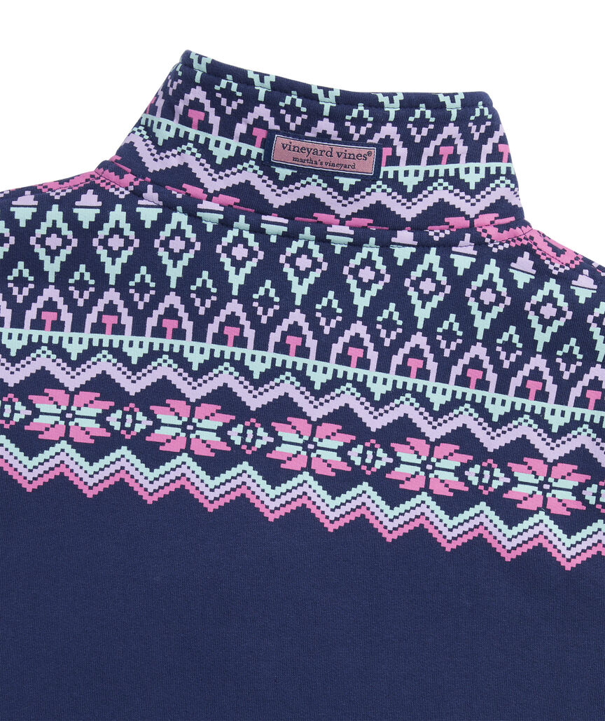 OUTLET Women's Fair Isle Brushed Terry Relaxed Shep Shirt®