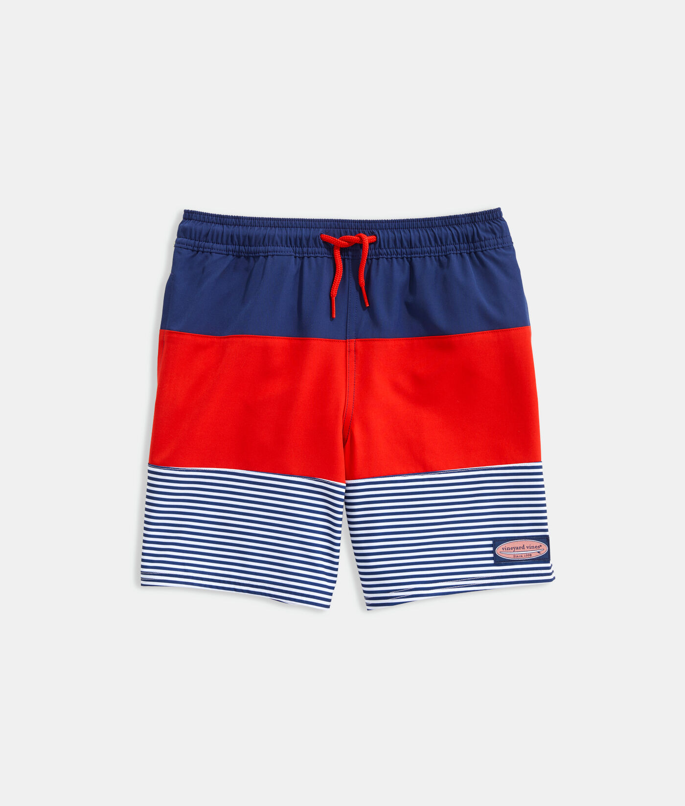 boys white swim trunks