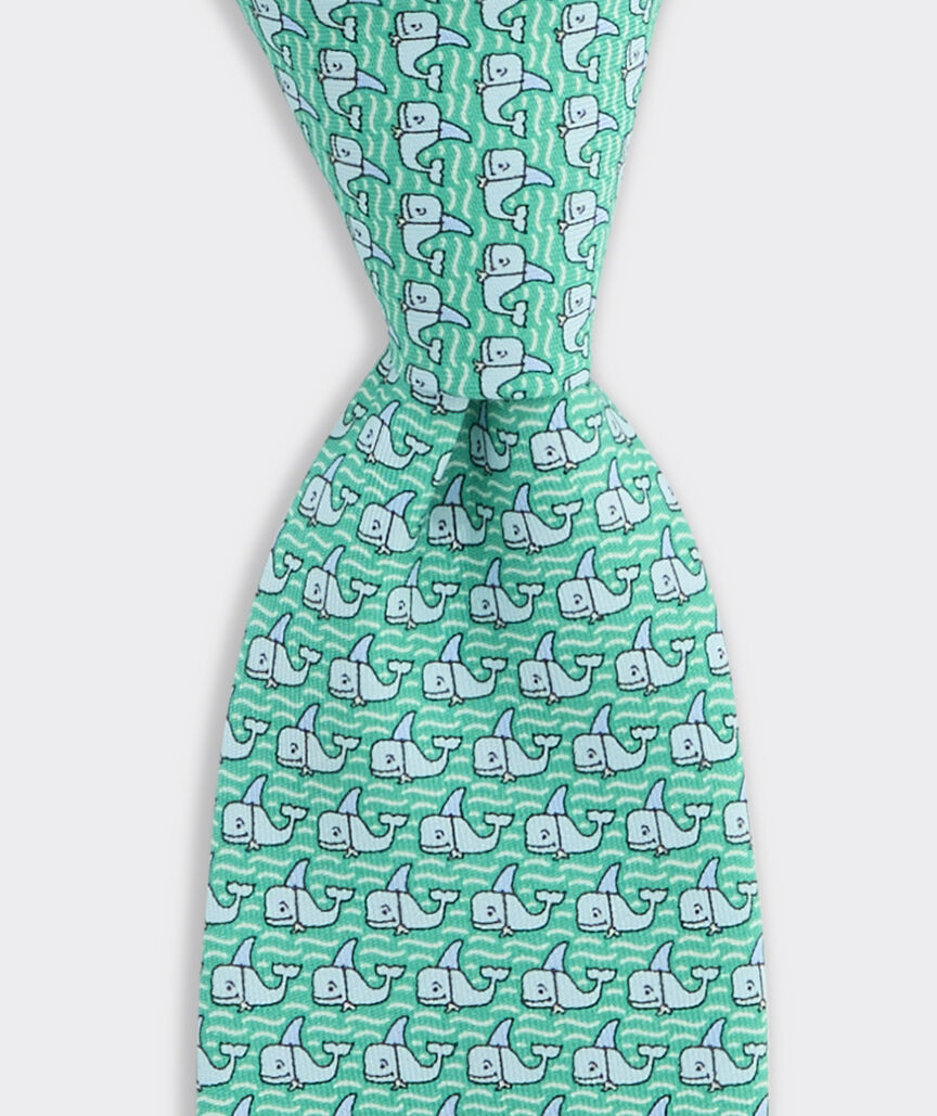 Boys' Whale Shark Silk Tie