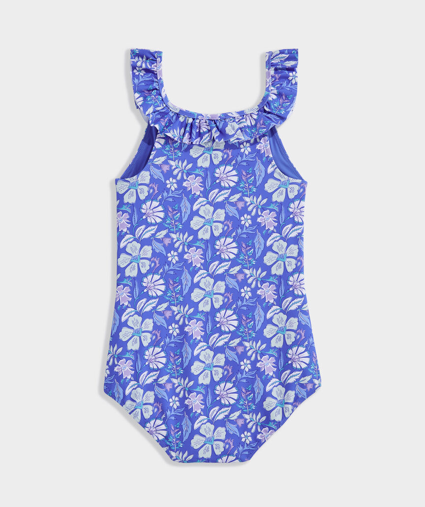 Girls' Scoop Ruffle One-Piece