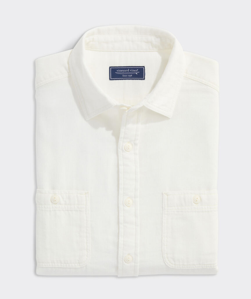 Sugarcane Solid Double Cloth Shirt