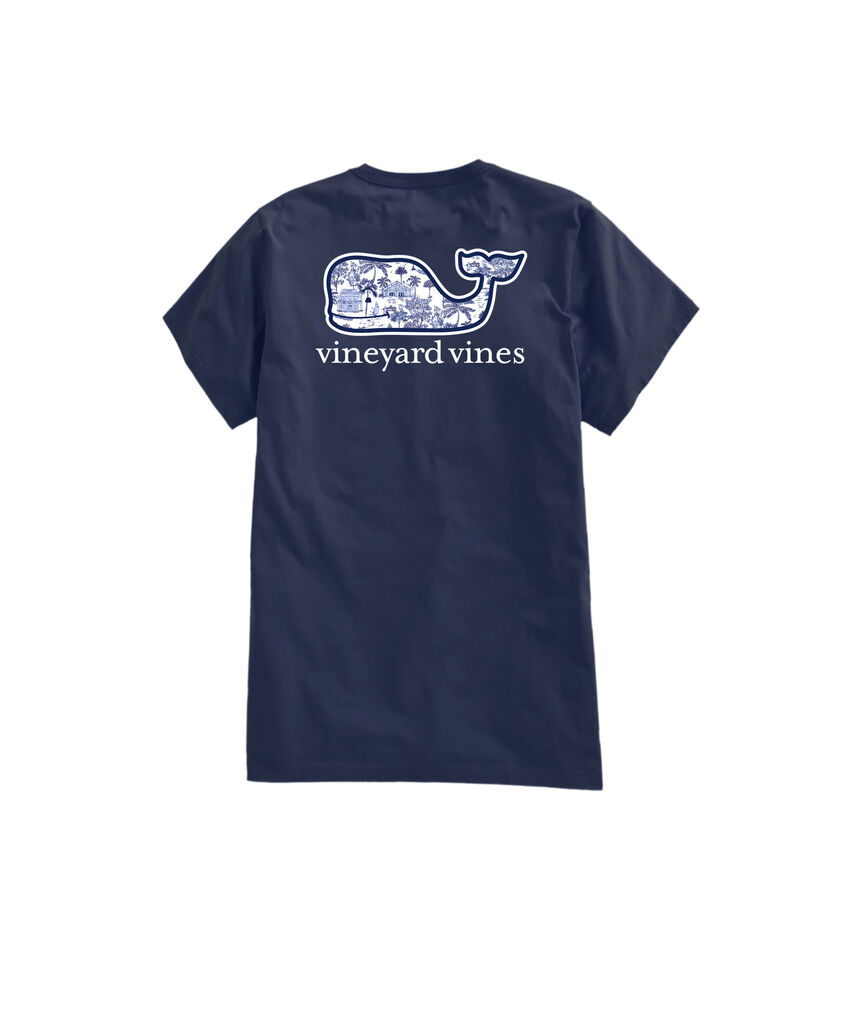 OUTLET Gasparilla Scene Whale Short-Sleeve Pocket Tee