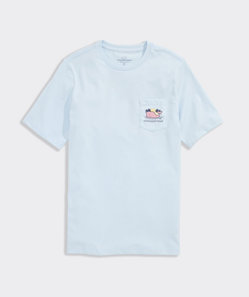Boys' Surf Whale Short-Sleeve Pocket Tee