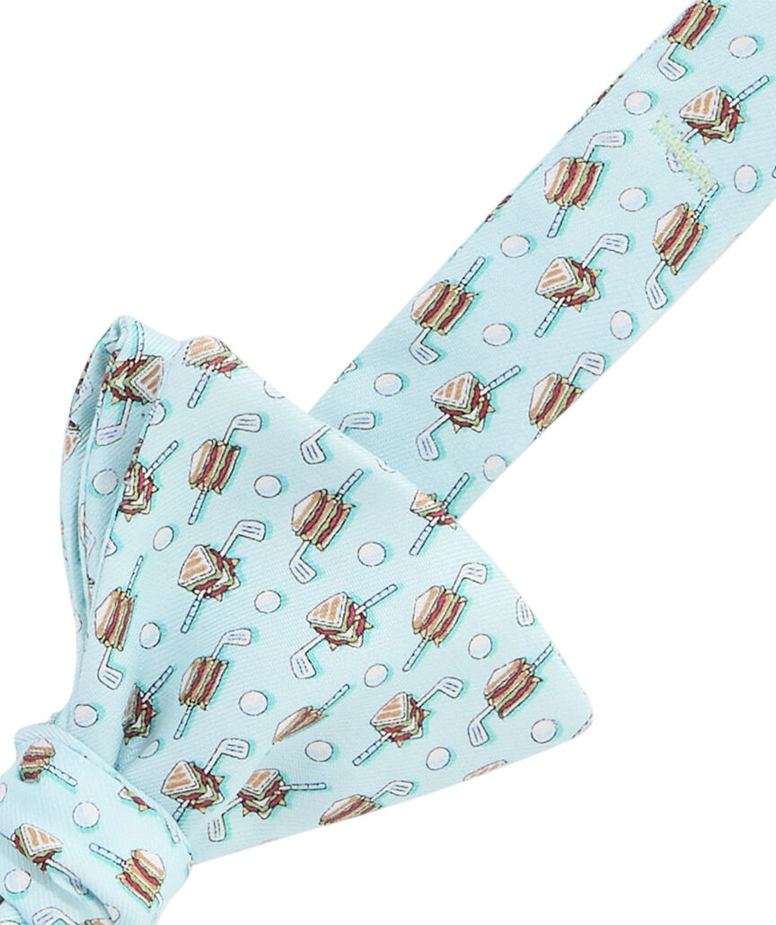OUTLET Club Sandwich Silk Bow Tie
