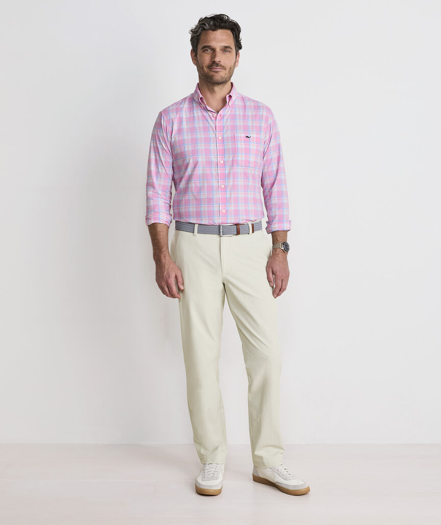 Performance Coconut Key Plaid Featherweight Shirt