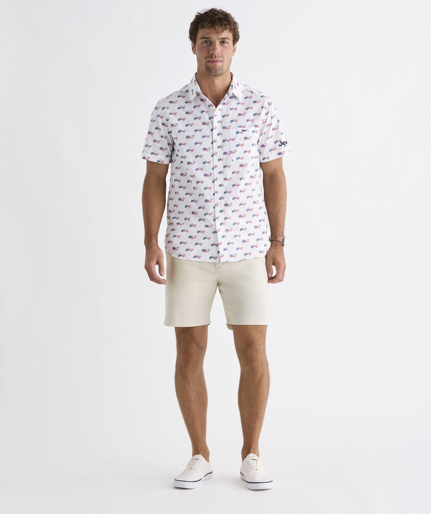 Jeep Collection Cotton Short-Sleeve Shirt