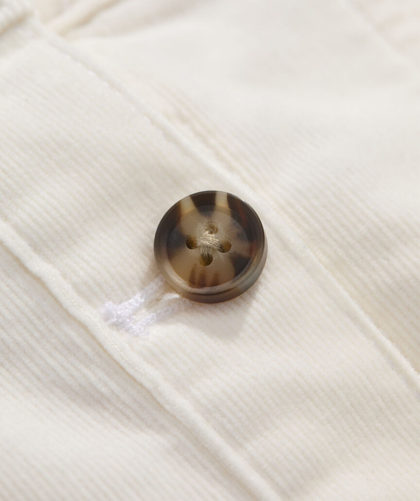 Girls' Corduroy Button-Front Skirt