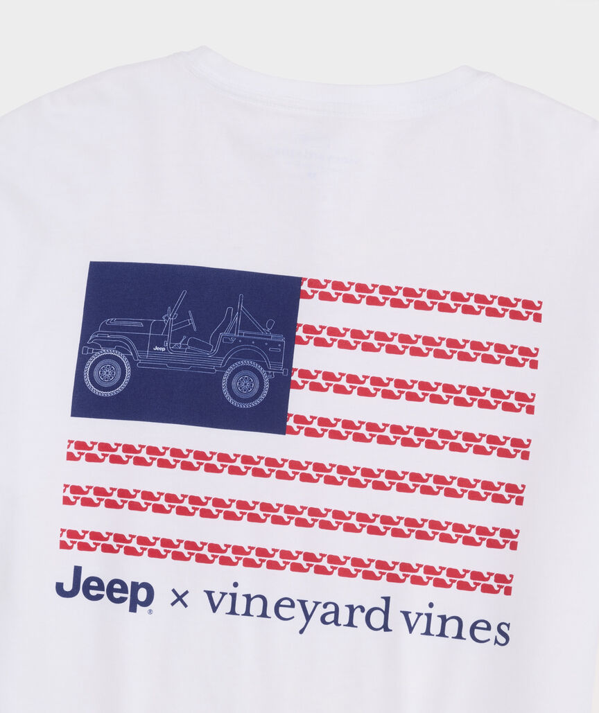 Jeep® Collection VV Flag Short-Sleeve Pocket Tee