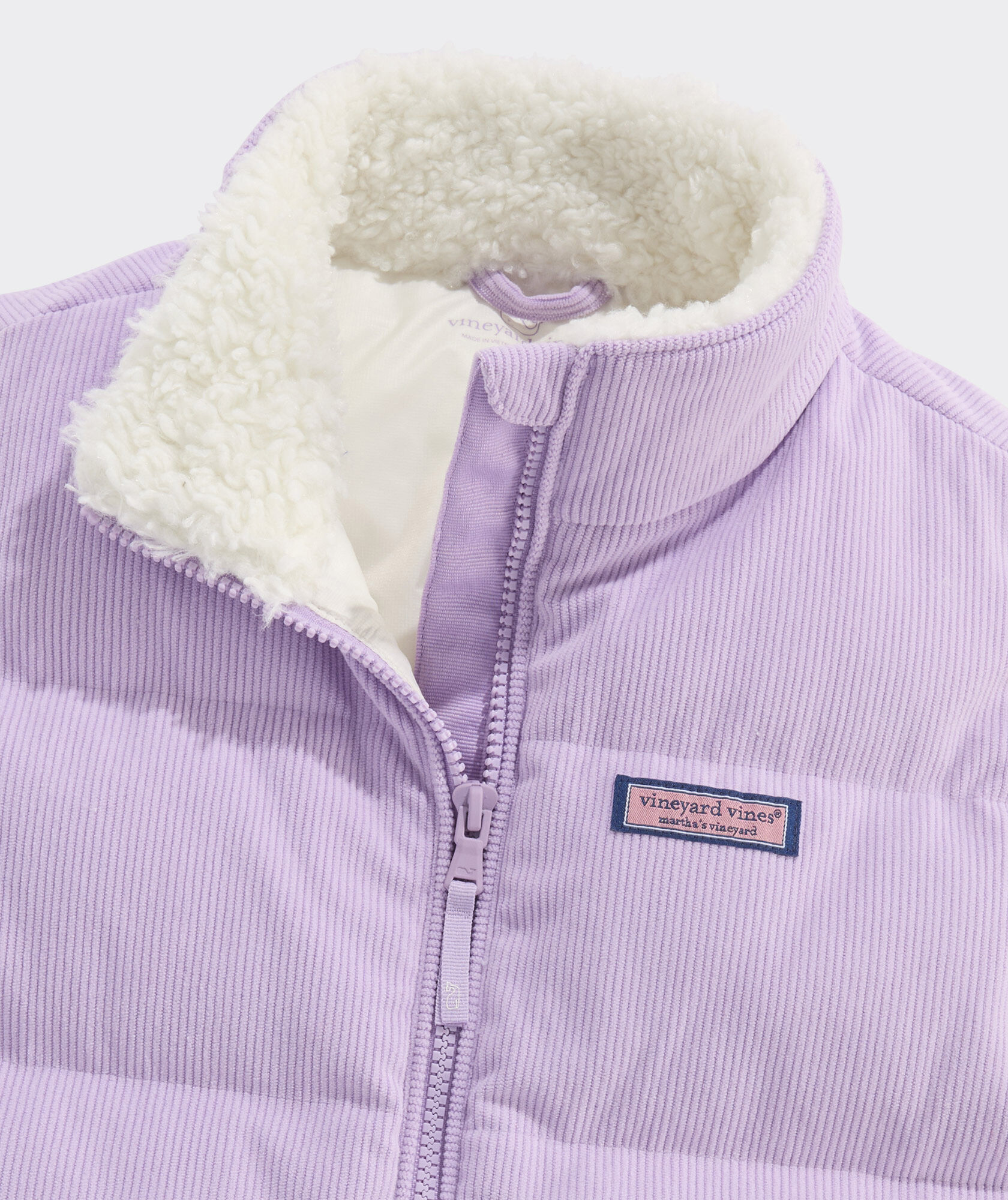 Girls' Corduroy Puffer Vest
