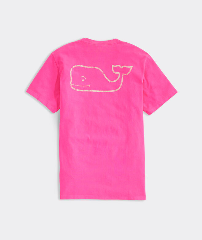 Neon Garment Dyed Vintage Whale Short-Sleeve Pocket Tee