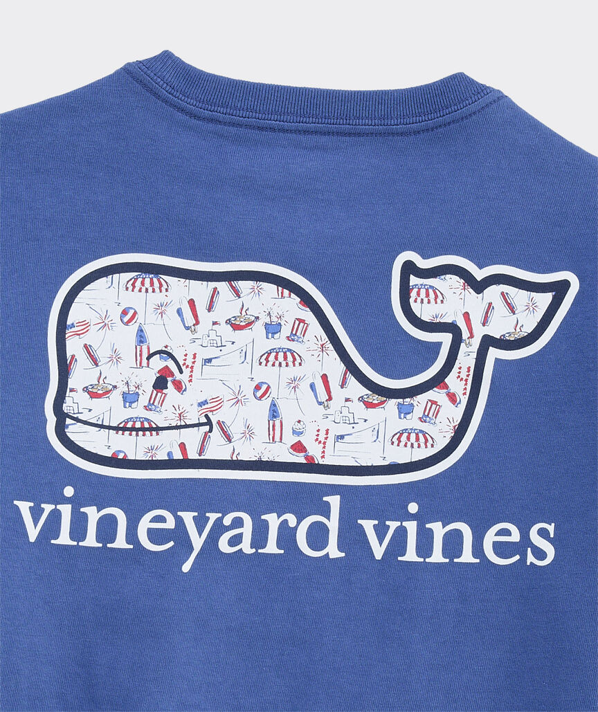 Boys' Beach Day Whale Short-Sleeve Pocket Tee