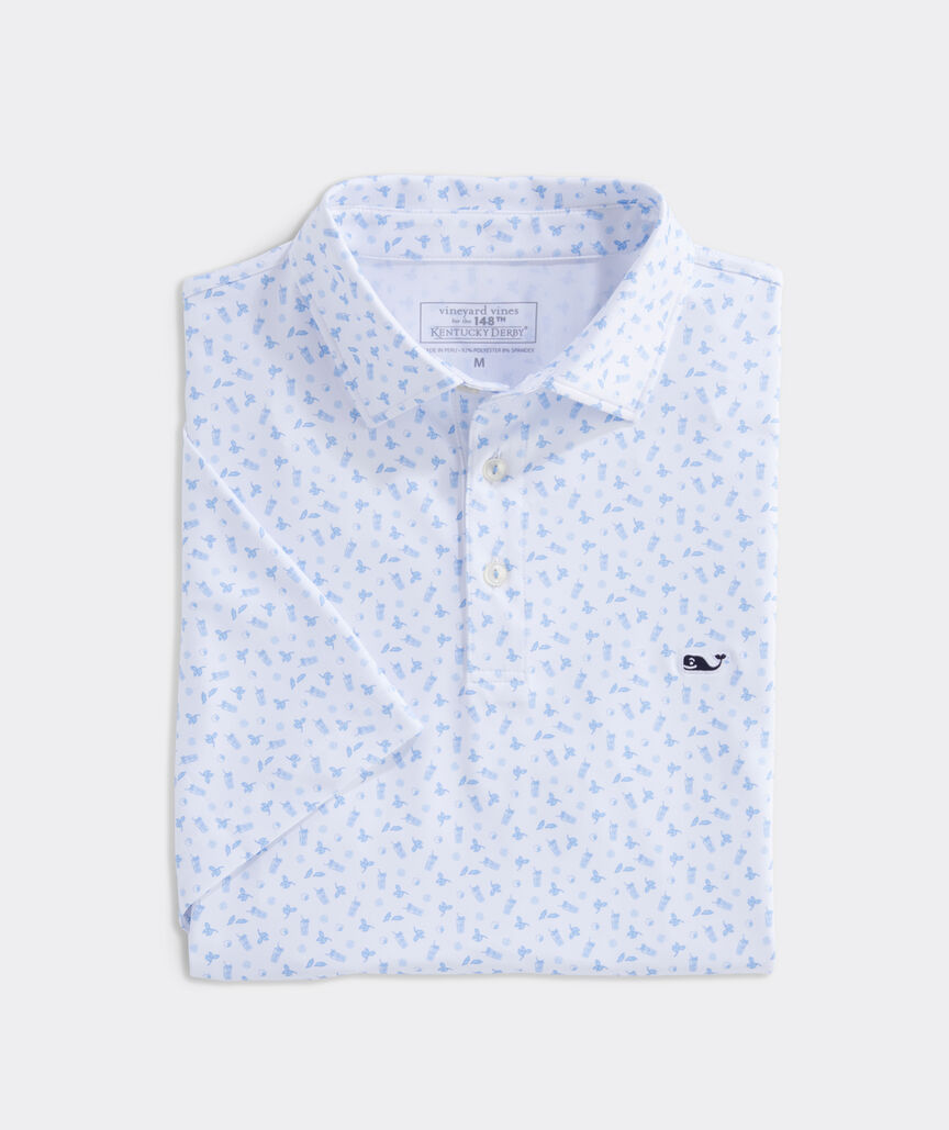Kentucky Derby Printed Sankaty Polo