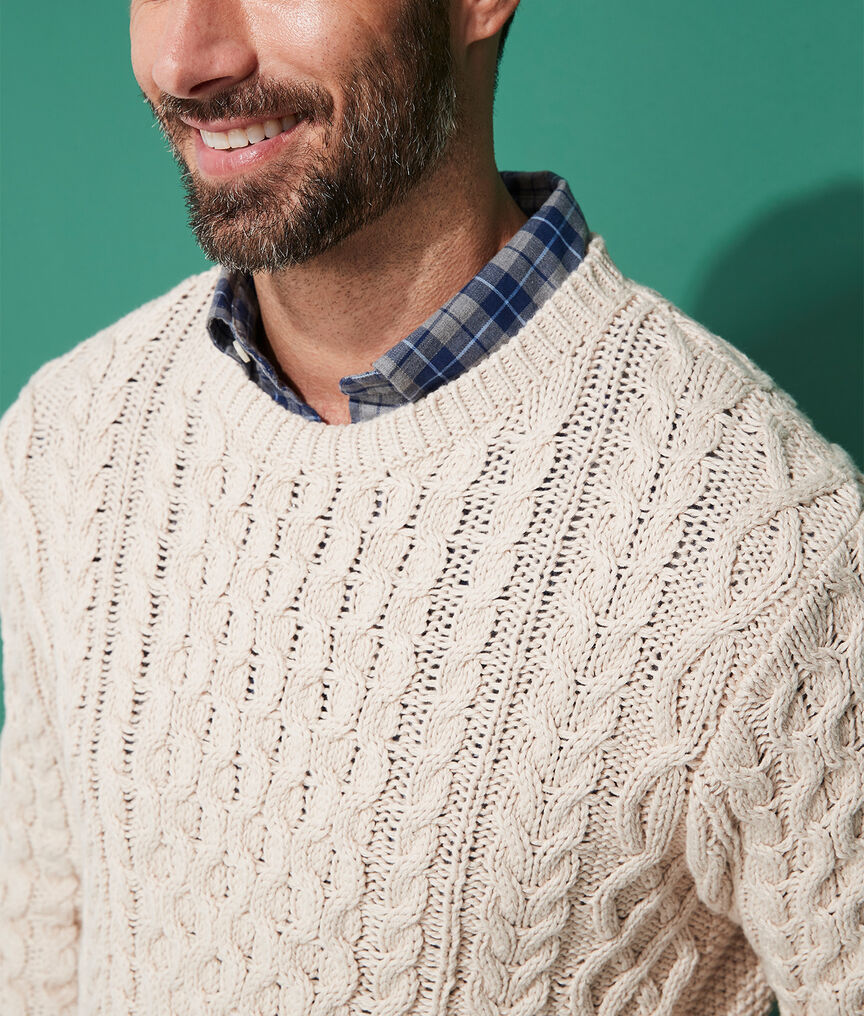 Fisherman Crewneck Sweater