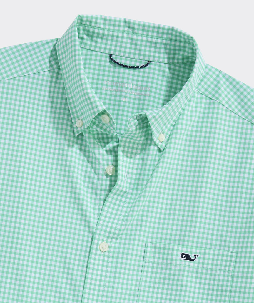 Performance Coral Reef Gingham Featherweight Shirt