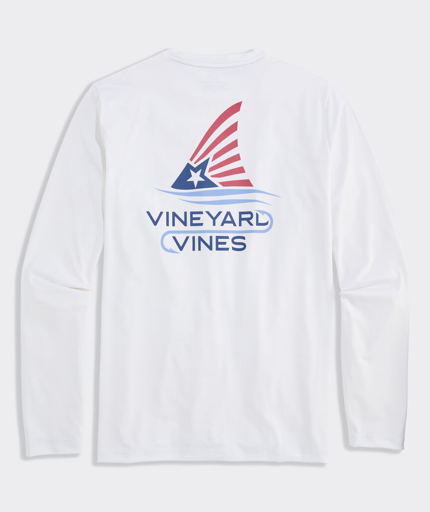 Performance USA Redfish Tail Long-Sleeve Harbor Tee