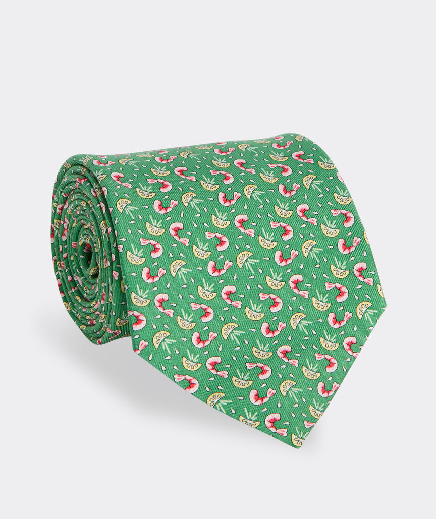 Shrimp & Zest Silk Tie