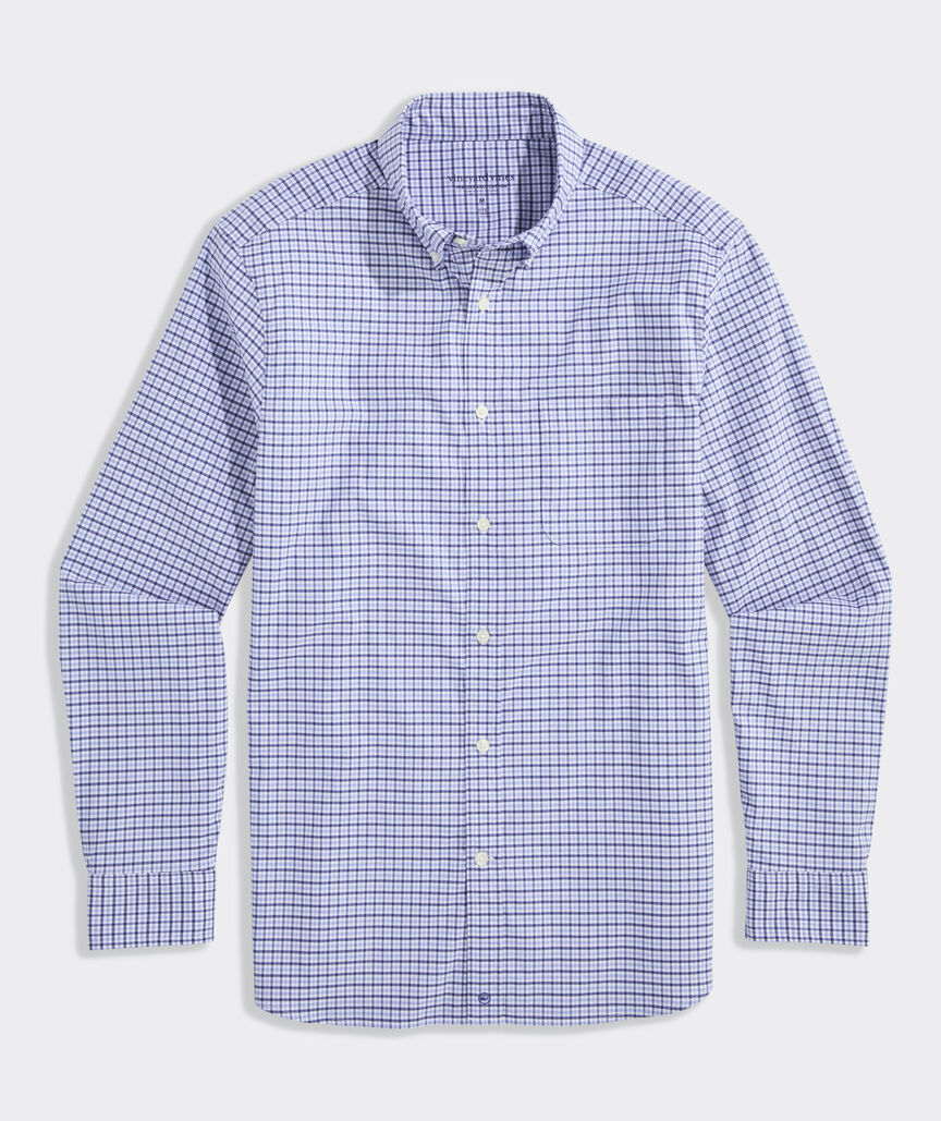 Performance Cotton Tattersall Shirt