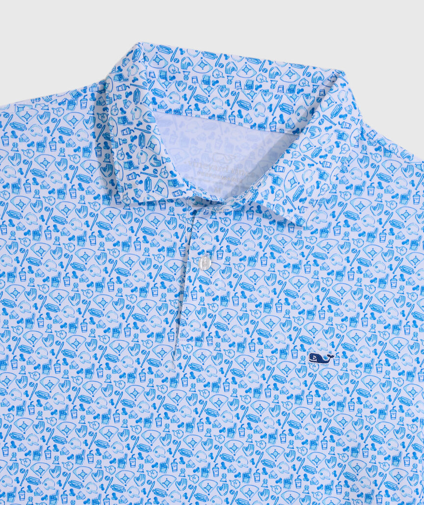 OUTLET Ballpark Fun Performance Polo