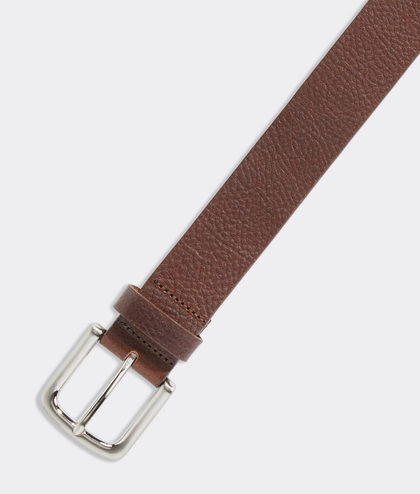 Pebbled Leather Belt
