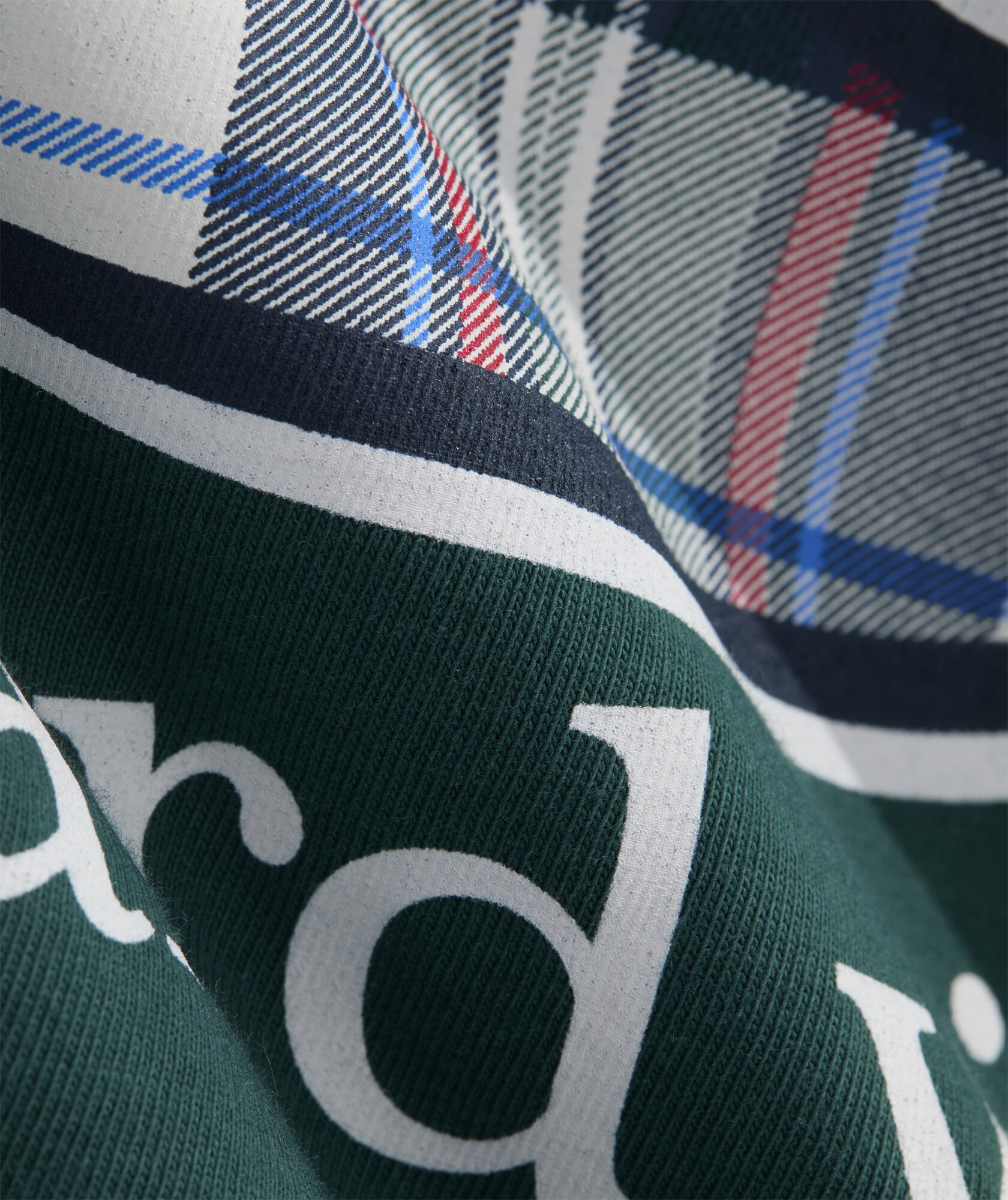 Plaid Whale Long-Sleeve Pocket Tee