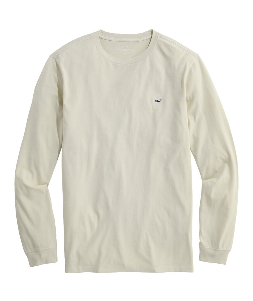 OUTLET Sunwashed Whale Embroidered Long-Sleeve Tee