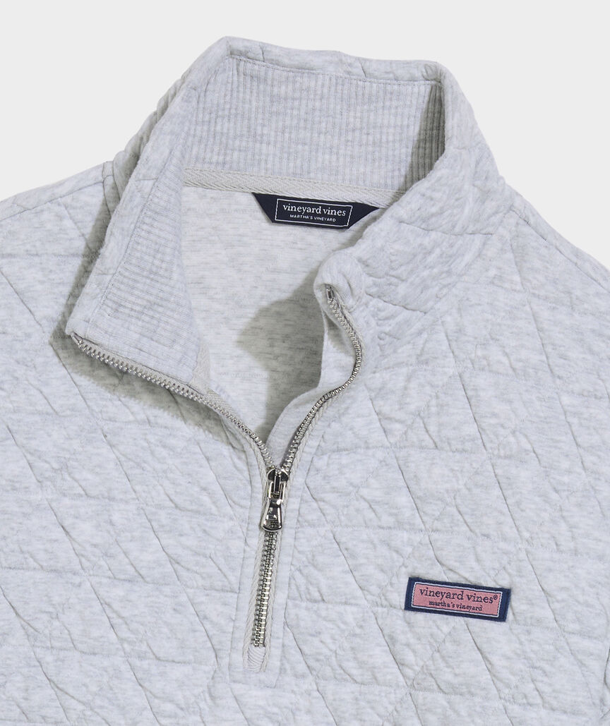 Cotton Quilted Quarter-Zip