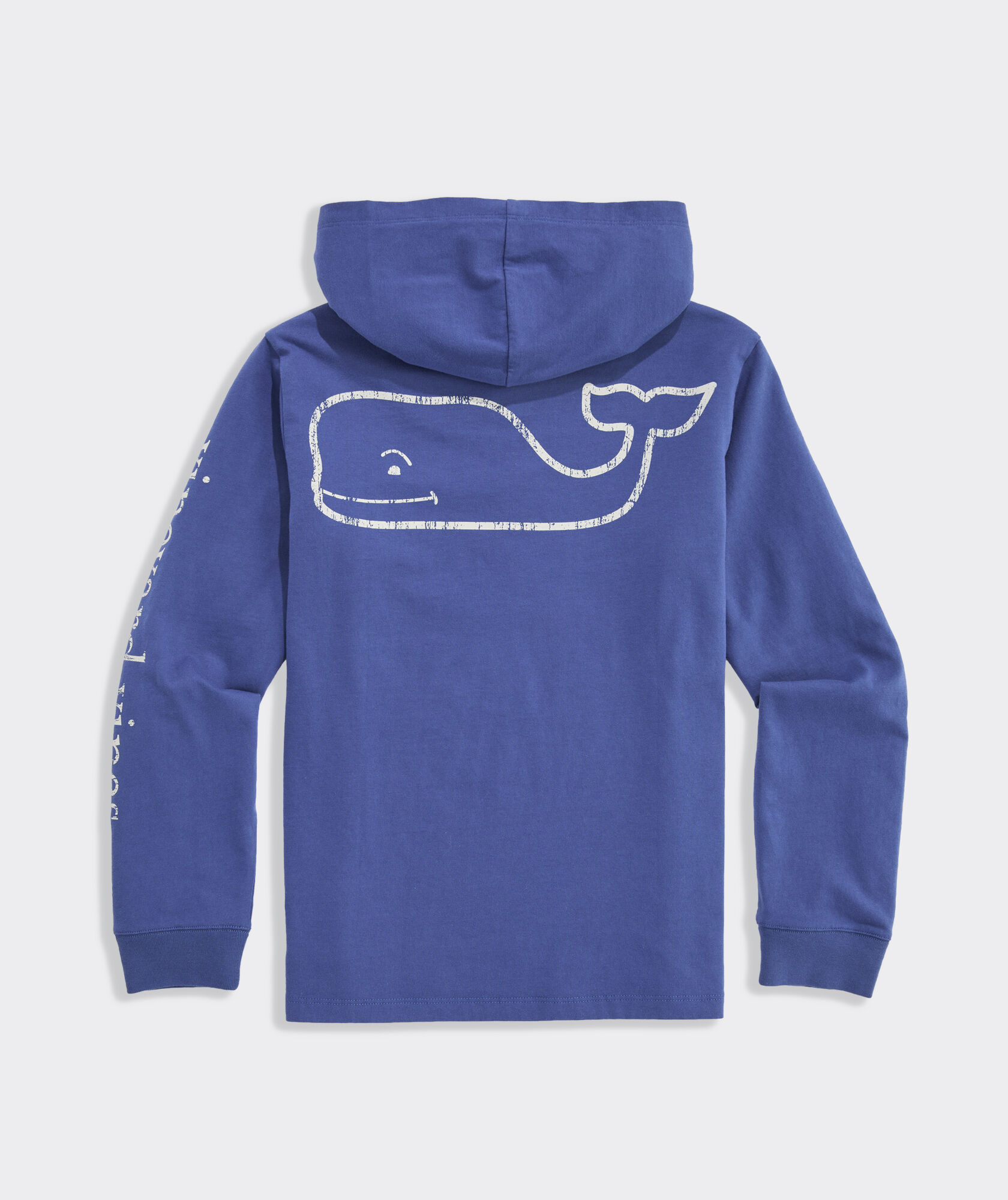 Boys' Vintage Whale Long-Sleeve Hoodie Tee