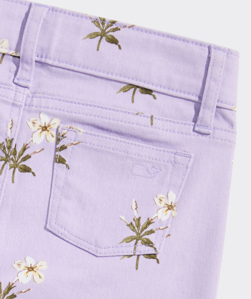 Girls' Garment-Dyed Wide-Leg Pants