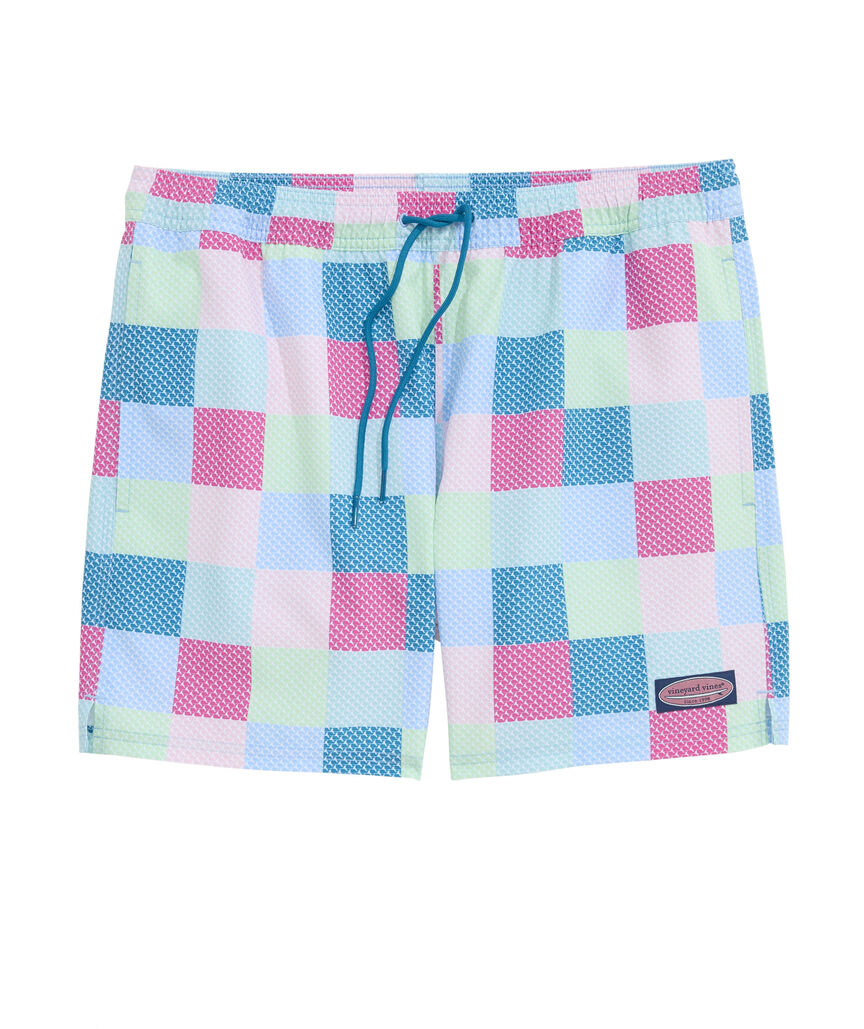 OUTLET 5 Inch Micro Whale Patchwork Chappy Trunks