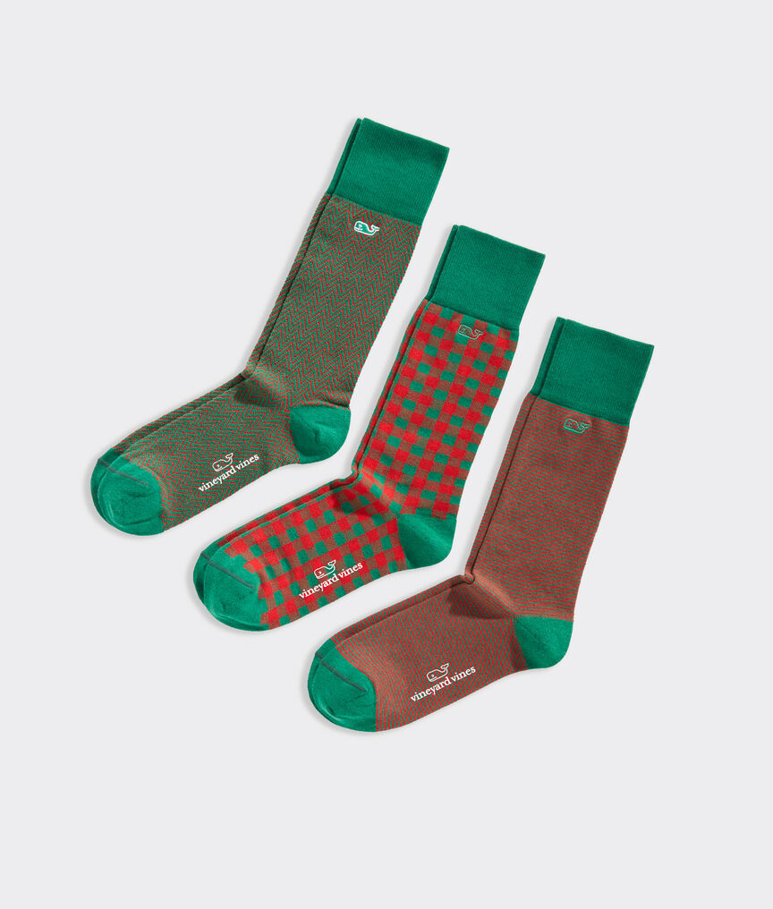 Patterned 3-Pack Socks